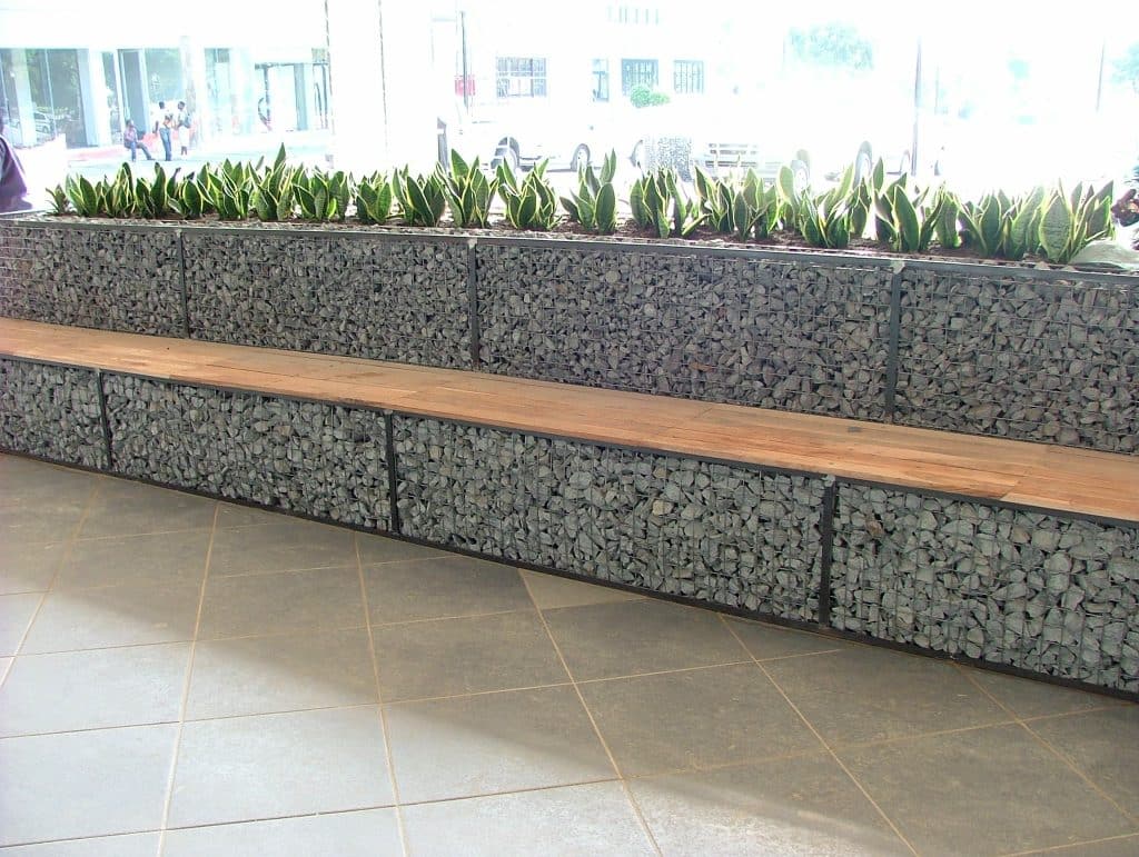 Des gabions pour l'intérieur