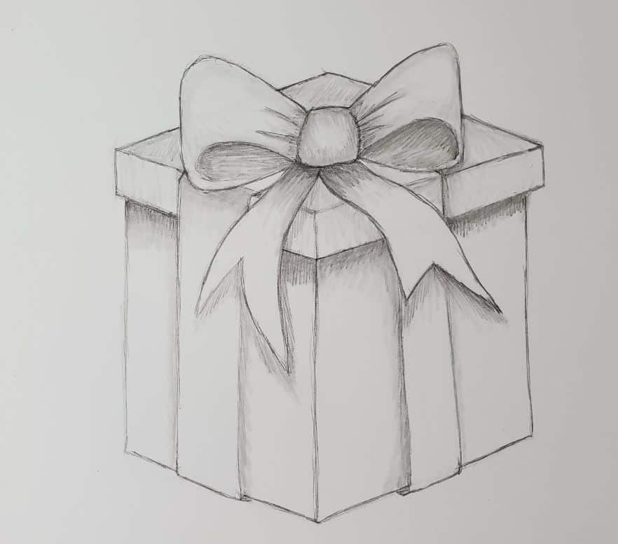 Comment dessiner un cadeau ?
