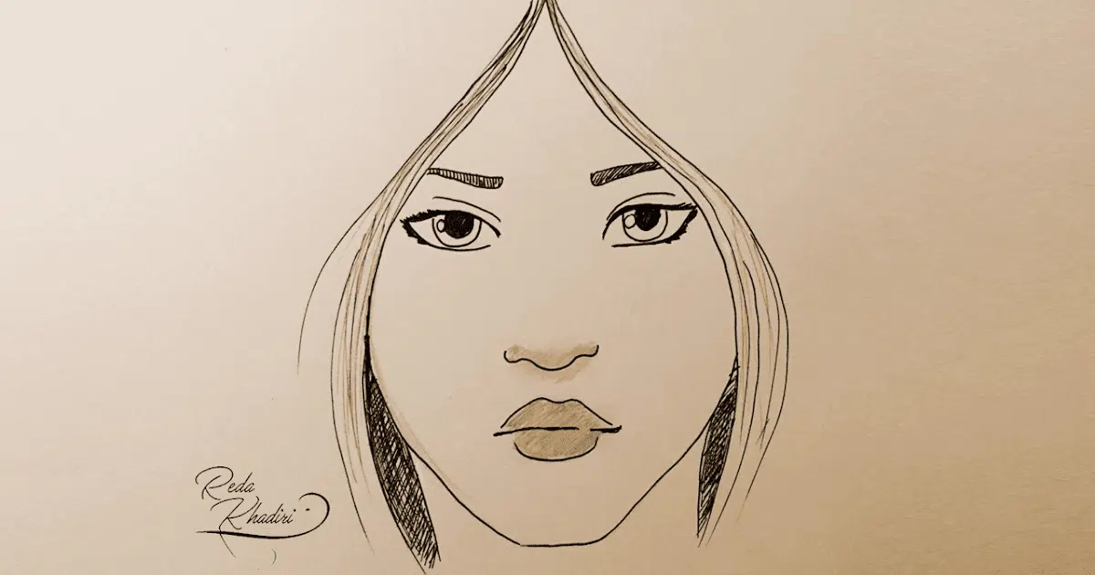 Comment dessiner un visage simple ?