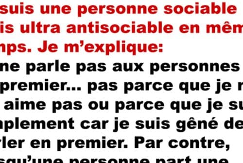 Qui n’est pas sociable synonyme ?